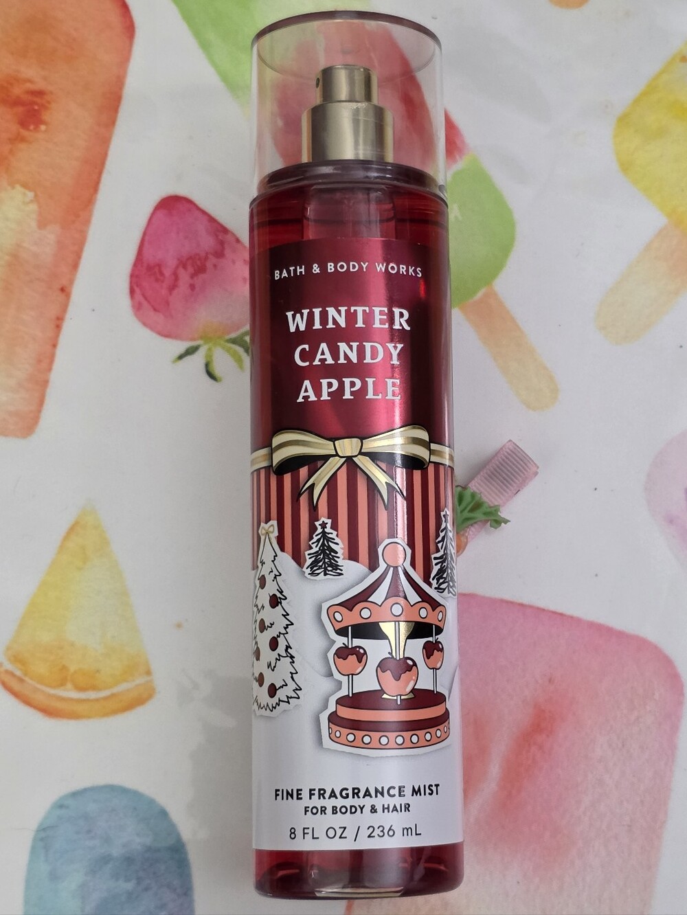 Bath & Body Works Winter Candy Apple Fine Fragrance Mist 8oz NEW RARE